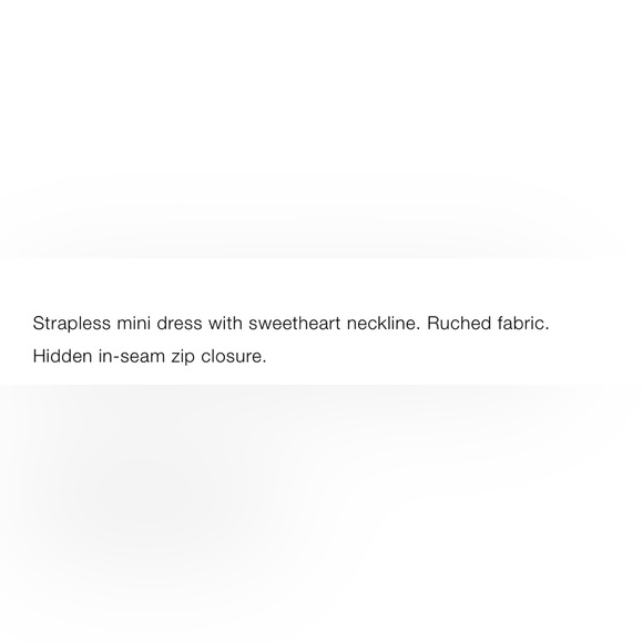 ZARA NWT SWEETHEART NECKLINE MINI DRESS ๐ค - Picture 10 of 11